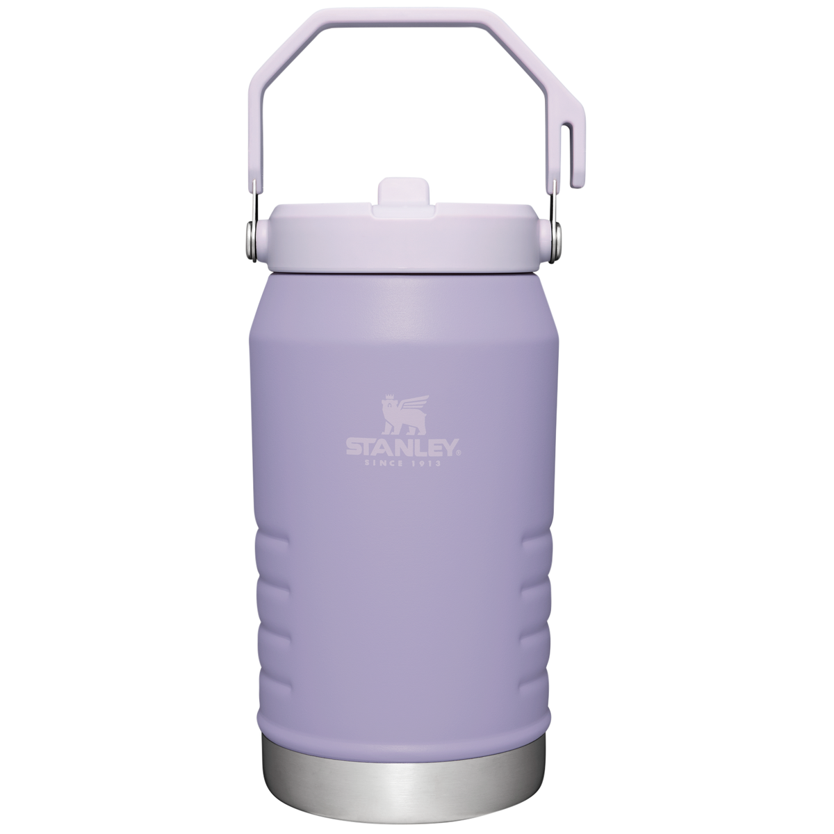Stanley IceFlow 64 oz Stainless Steel Tumbler in Lavender with flip straw lid