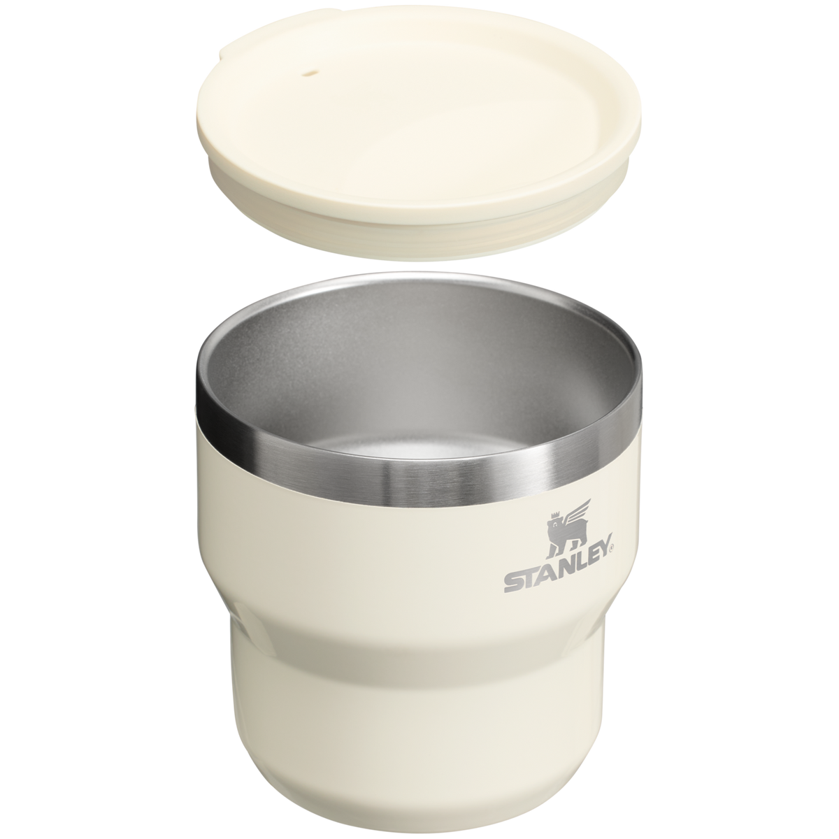 Stanley Stay-Hot Stacking Insulated Camp Cup 10 OZ In Cream Gloss White
