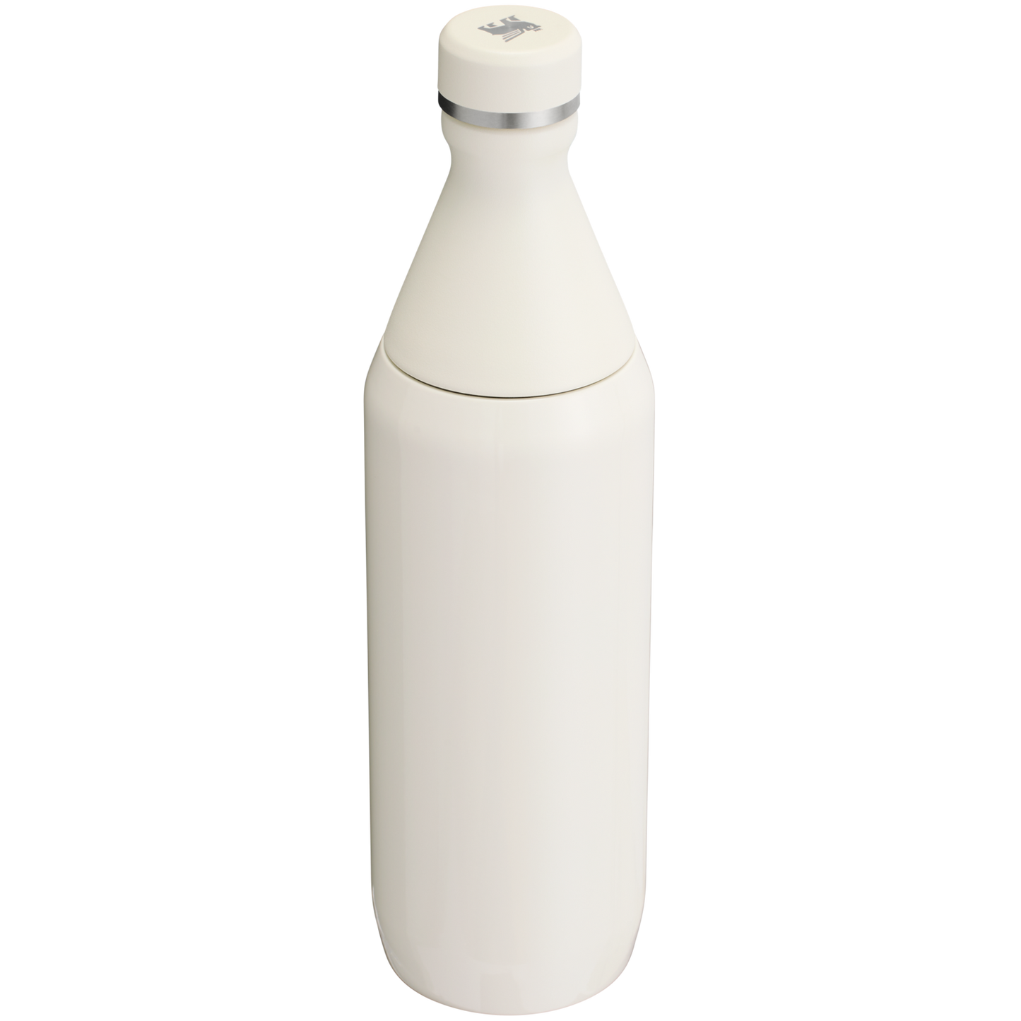 Stanley Leak Proof 20 OZ All Day Slim Bottle with removable collar in Cream Gloss