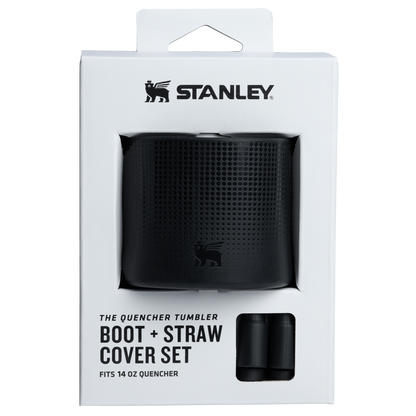 Stanley Quencher Boot And Straw Cover Set For 14 OZ Cups In Black