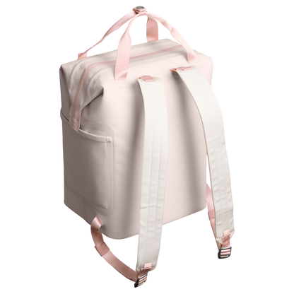 Stanley 14 Quart All Day Madeleine Mini Soft Sided Cooler Backpack In Rose Quartz Pink