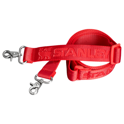 Stanley 40 OZ All Day Quencher Carry All Strap In Hot Coral Red