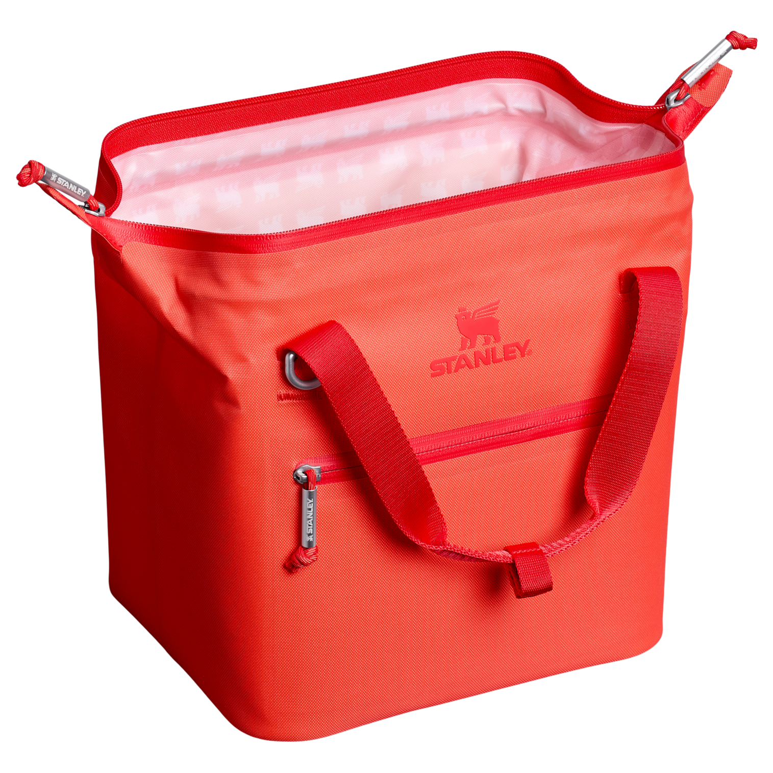 Stanley 7.4 Quart All Day Julienne Mini Soft Sided Cooler In Hot Coral Red
