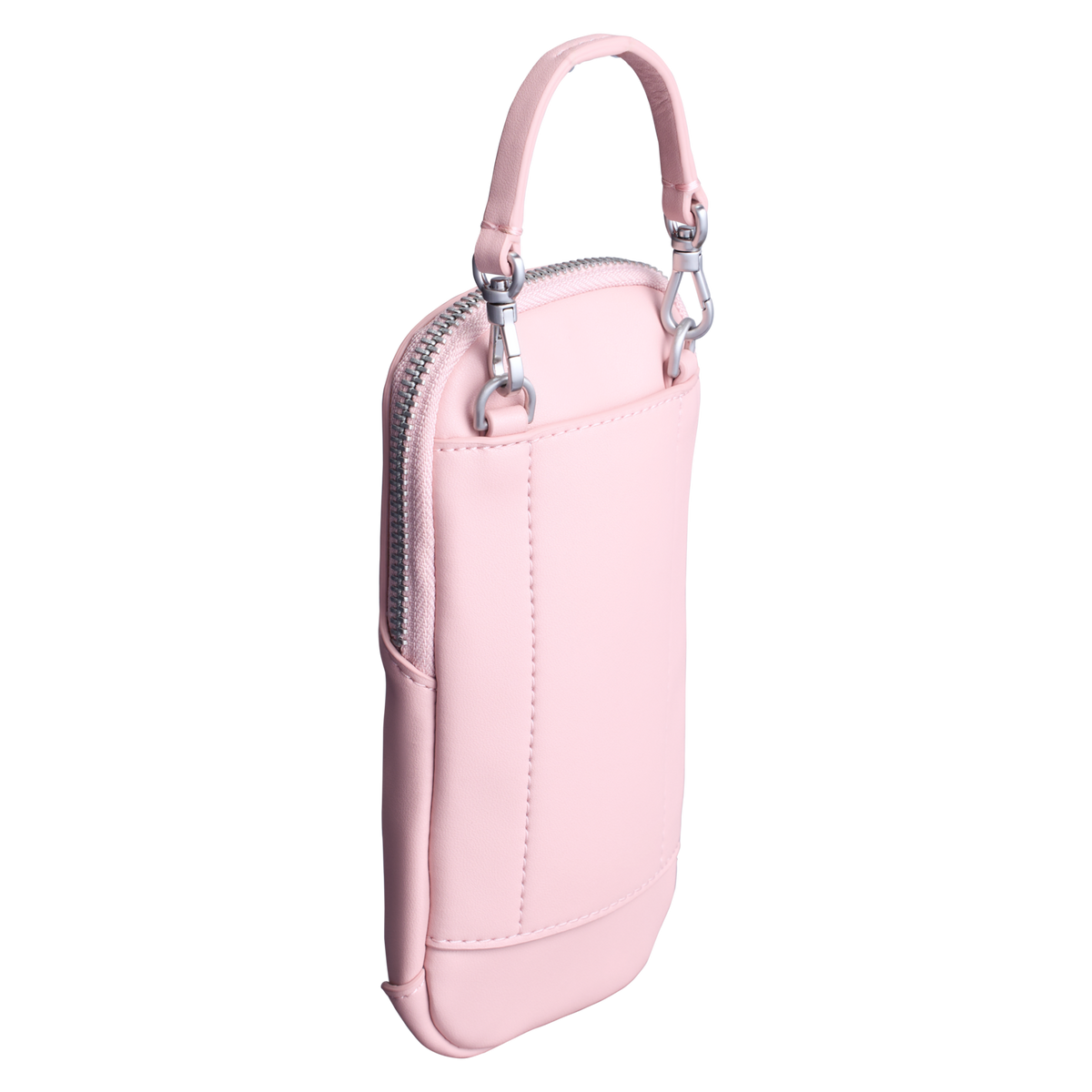 The Stanley Cross Bottle Midi Phone Keys Wallet Case In Rose Quartz Pink