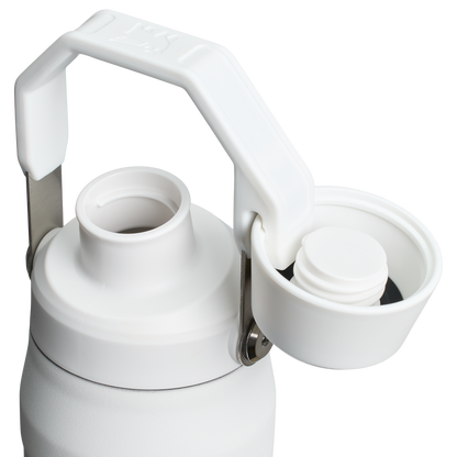 Stanley 24 OZ IceFlow Aerolight Stainless SteelWater Bottle In Frost White