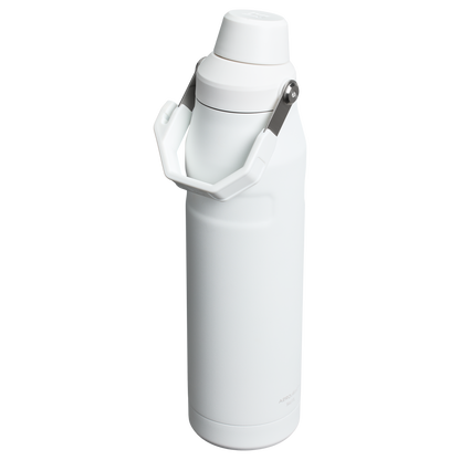 Stanley 36 OZ IceFlow Aerolight Stainless SteelWater Bottle In Frost White