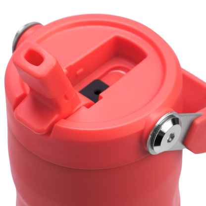 Stanley 16 Oz IceFlow Aerolight Water Bottle Flip Straw In Chili Red