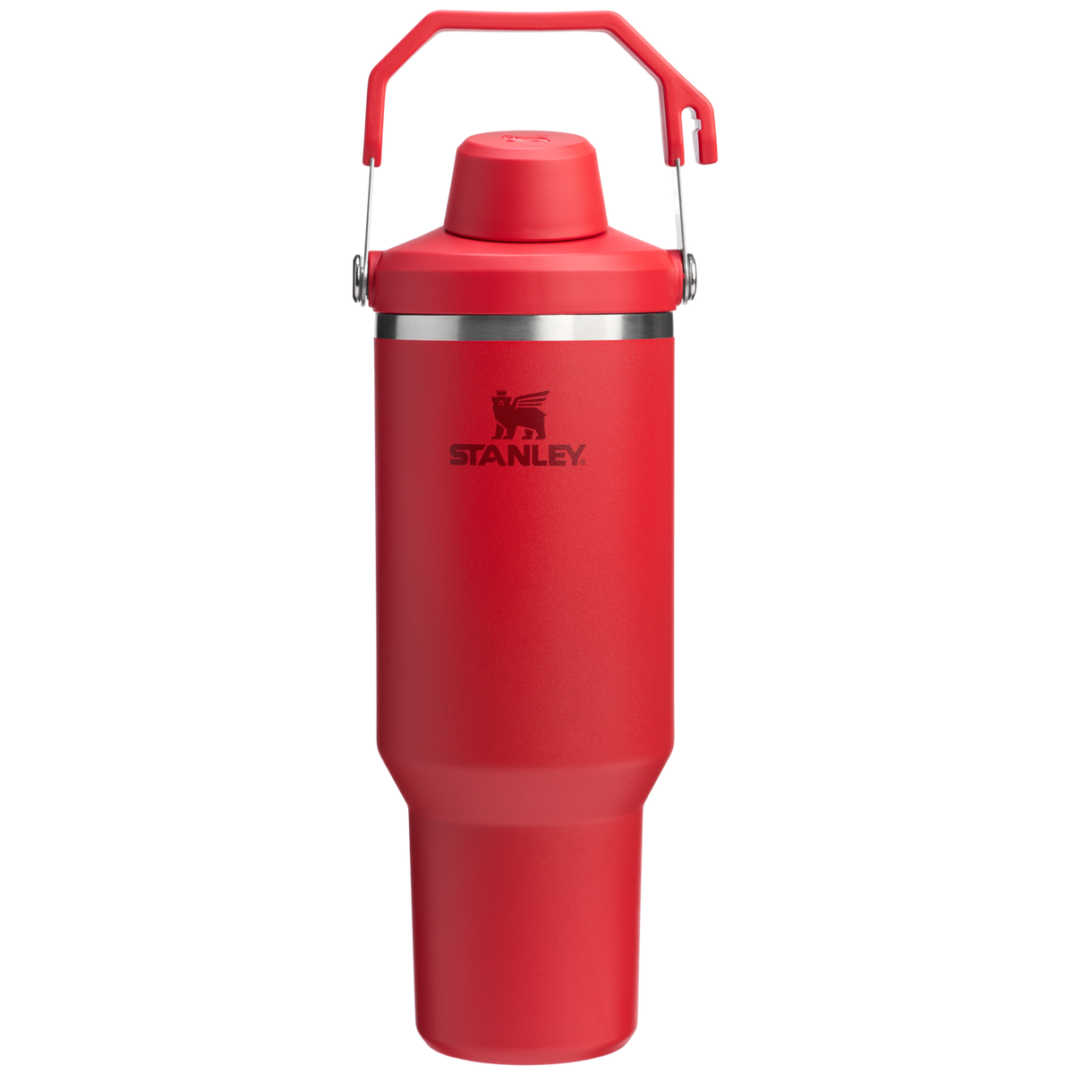 Stanley 40 OZ Ice Flow Fast Flow Insulated Tumbler In Chili Red