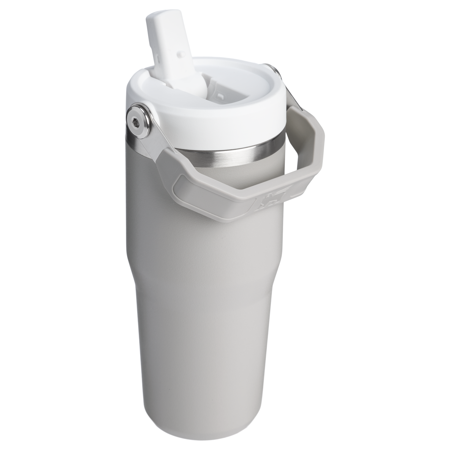 Stanley 14 OZ Ice Flow Flip Straw Insulated Tumbler In Ash Grey