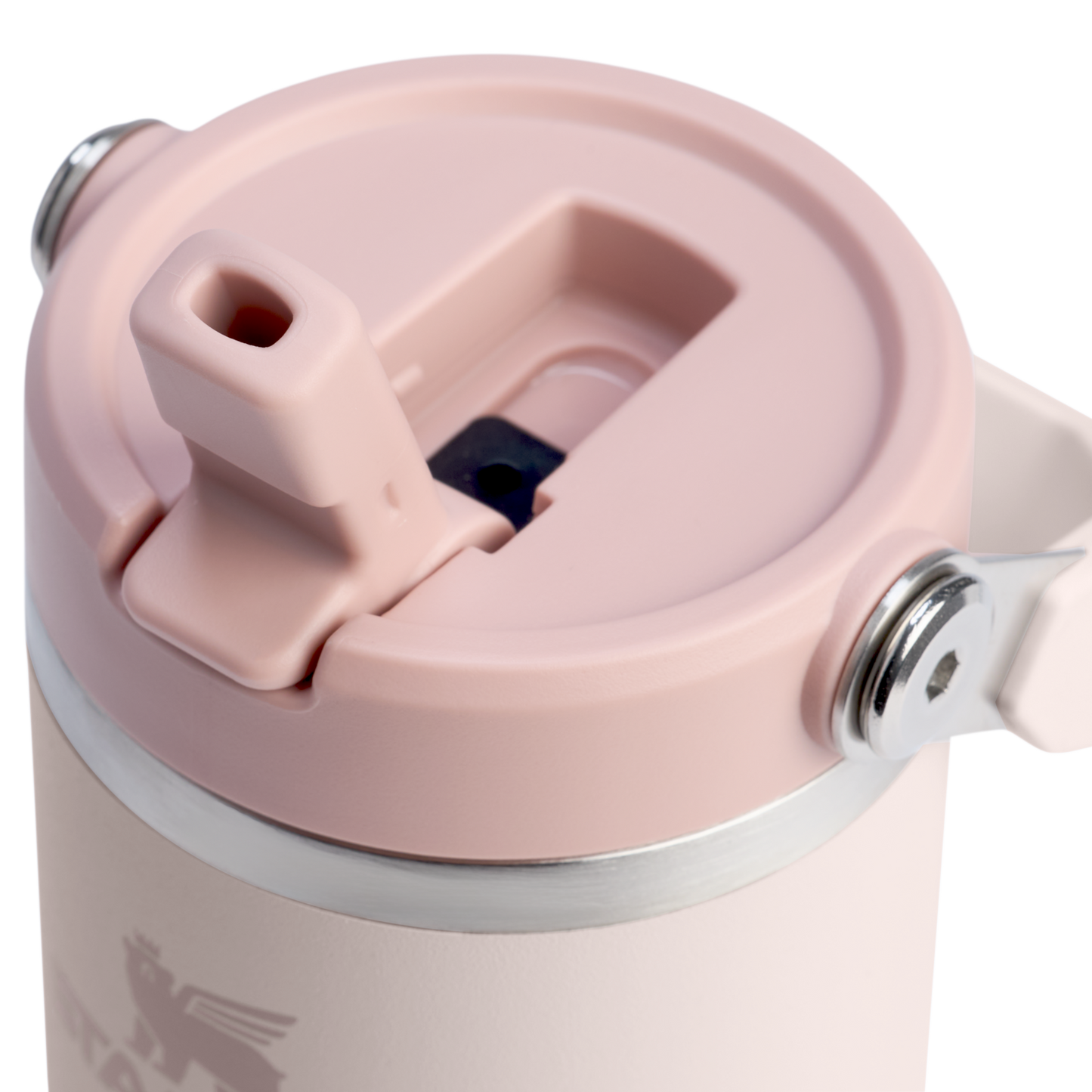 Stanley 14 OZ Ice Flow Flip Straw Tumbler In Rose Quartz Pink