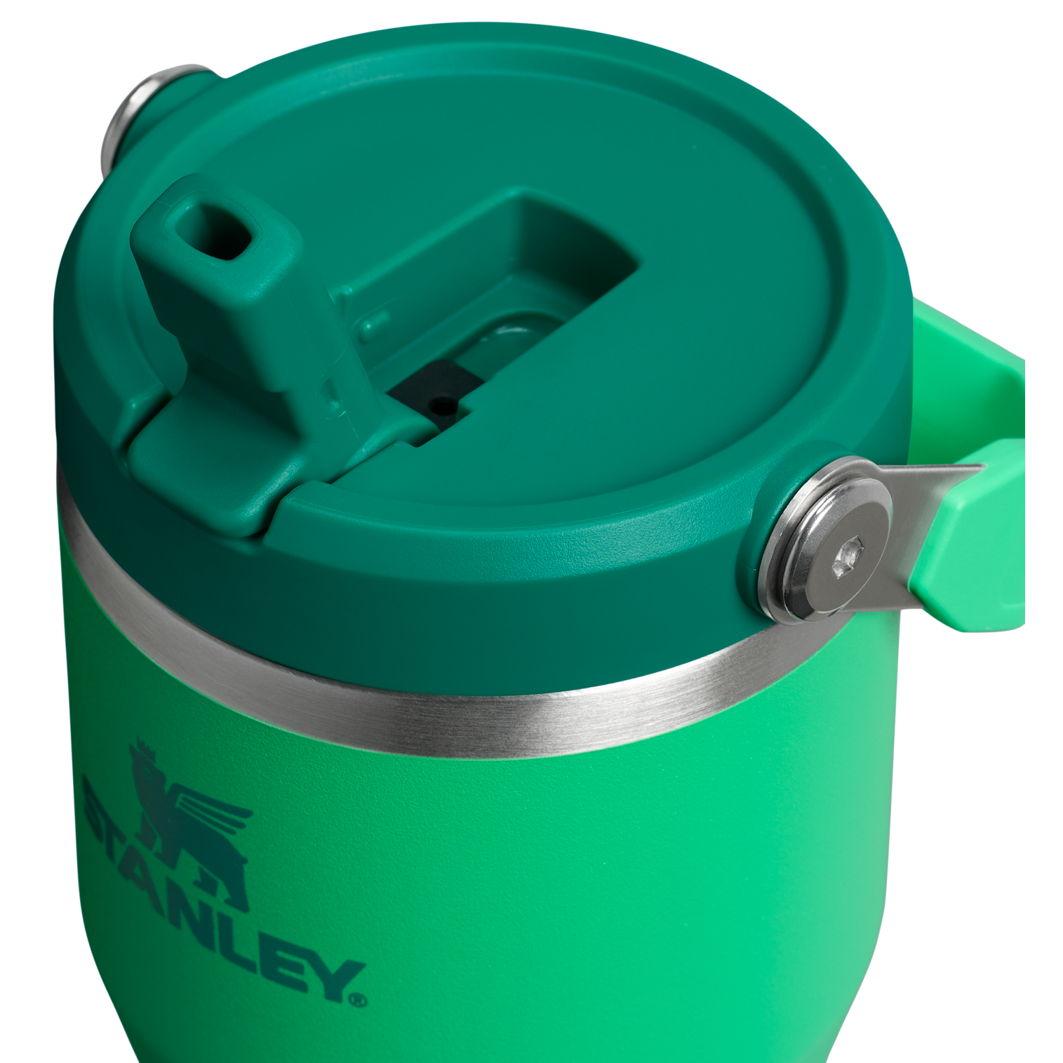 Stanley 20 Oz IceFlow Flip Straw Tumbler In Meadown Green