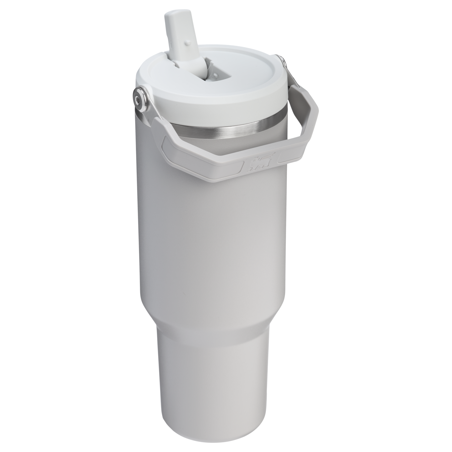 Stanley 40 OZ Ice Flow Flip Straw Insulated Tumbler In Ash Grey