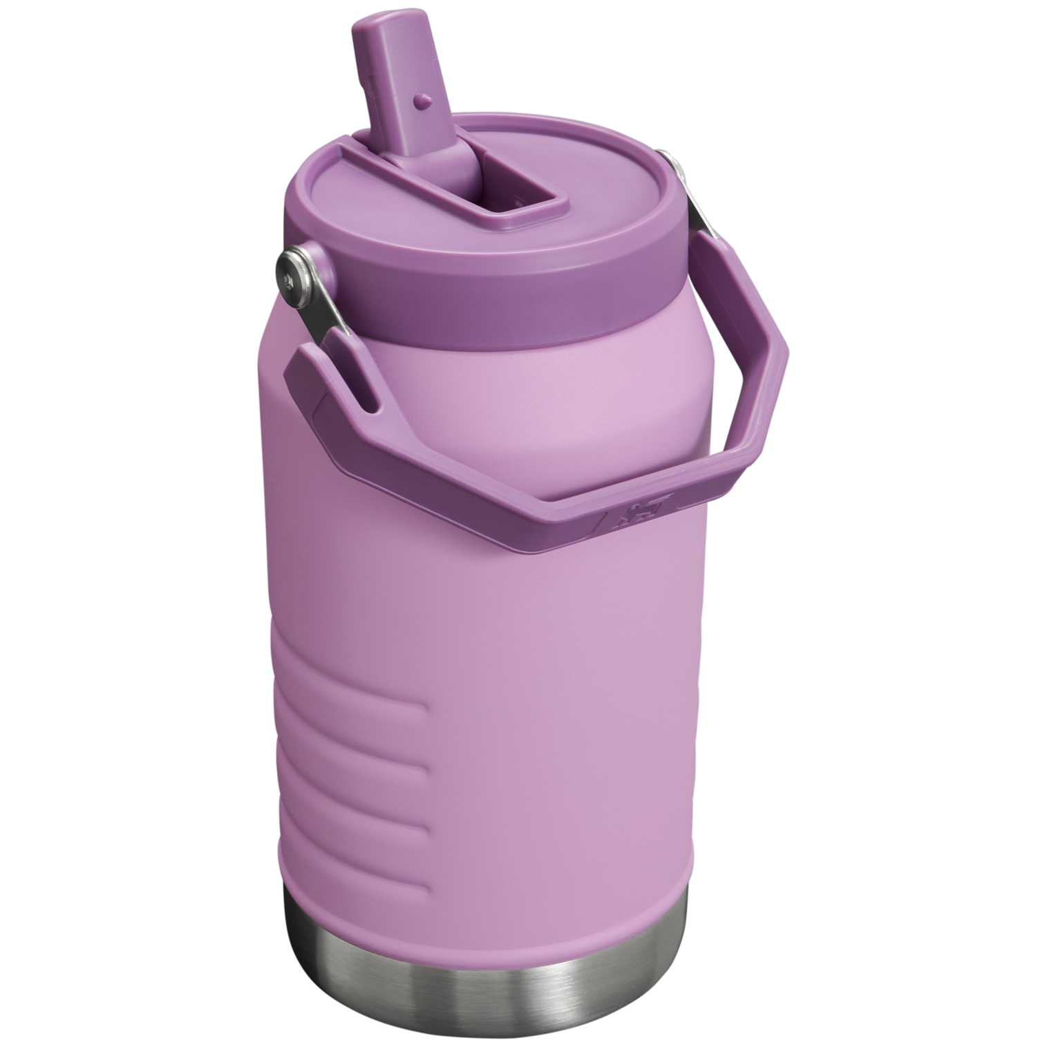 Stanley IceFlow 64 oz Stainless Steel Tumbler in Lilac with flip straw lid