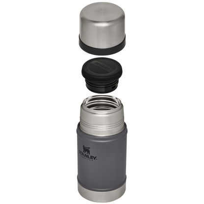 The Stanley Legendary Classic Insulated Food Jar 24 OZ In Charcoal Grey