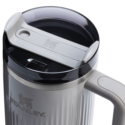 Stanley 40 OZ Quencher Fluted Insulate Tumbler In Ash Grey