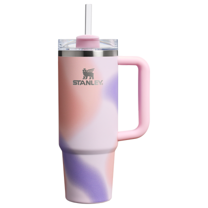 Stanley 30 OZ New Frequency Quencher Insulated Tumbler Cup In Rose Petal Motion Pink