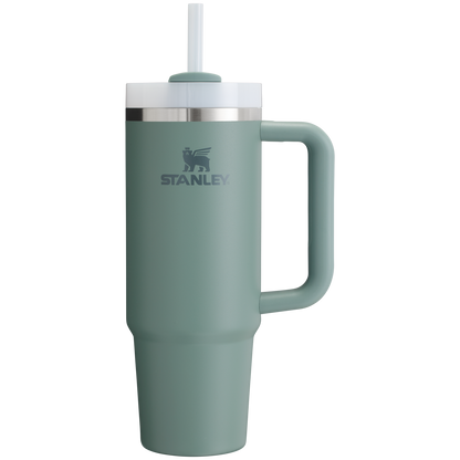 Stanley Quencher H2.O FlowState Tumbler Cup 30 OZ In Shale Green