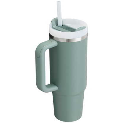 Stanley Quencher H2.O FlowState Tumbler Cup 30 OZ In Shale Green
