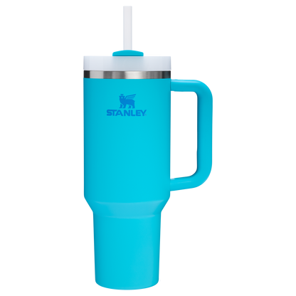Stanley 40 oz Quencher FlowState Tumbler In Splash Blue