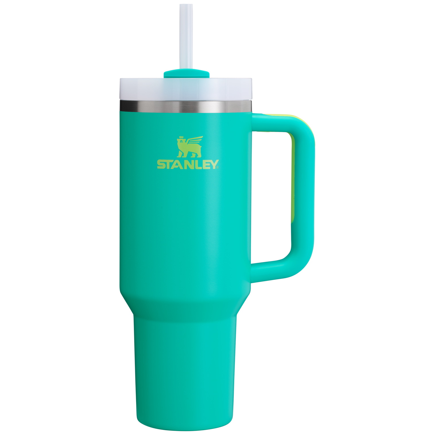 Stanley Quencher H2.O FlowState Insulated Tumbler 40OZ Cup In Tropical Teal