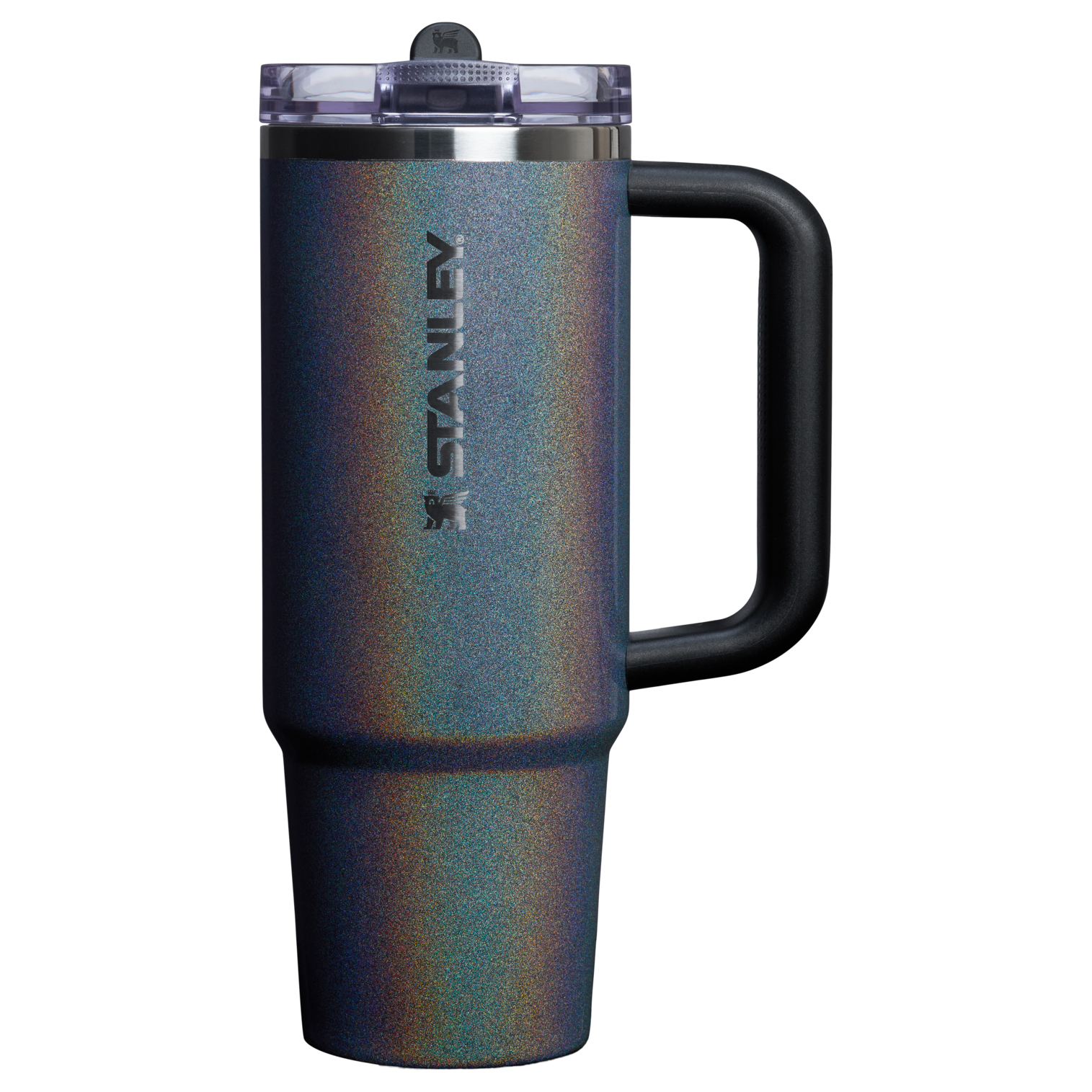 The Stanley Quencher ProTour Flip Straw Insulated Tumbler 30 Oz in Midnight Glitz Black