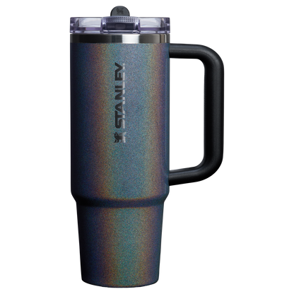 The Stanley Quencher ProTour Flip Straw Insulated Tumbler 30 Oz in Midnight Glitz Black