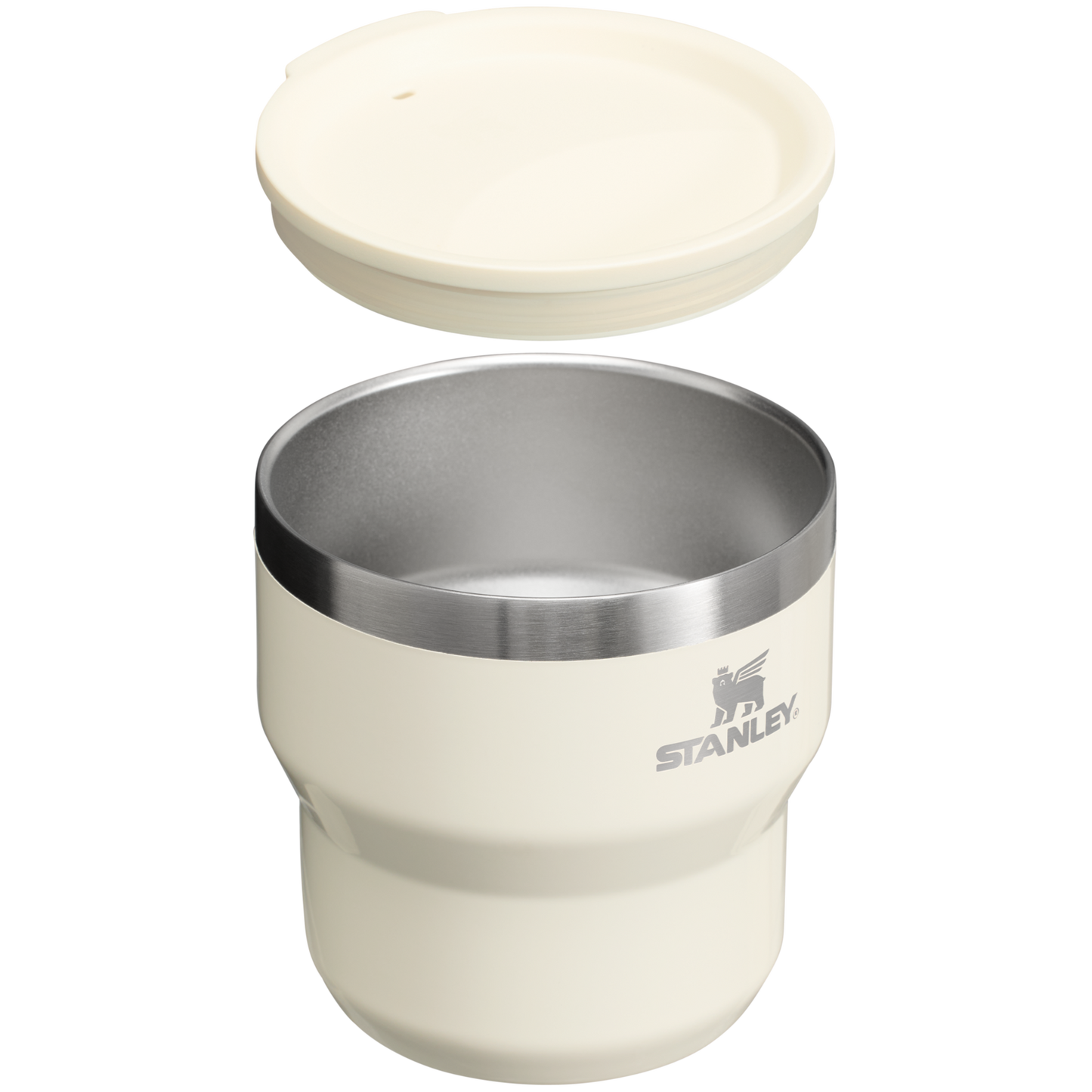 Stanley Stackable Stay Hot Stacking cup 10 oz with lid in Cream Gloss