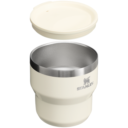 Stanley Stackable Stay Hot Stacking cup 10 oz with lid in Cream Gloss