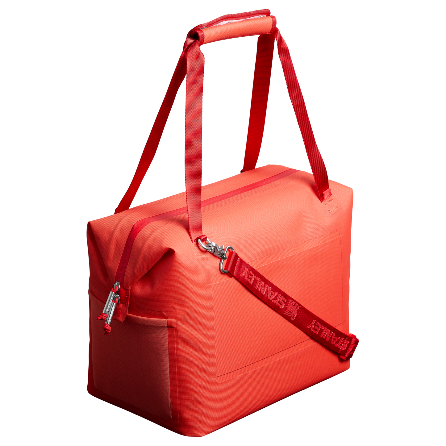 Stanley 20 Quart All Day Julienne Max Soft Sided Cooler In Hot Coral Red