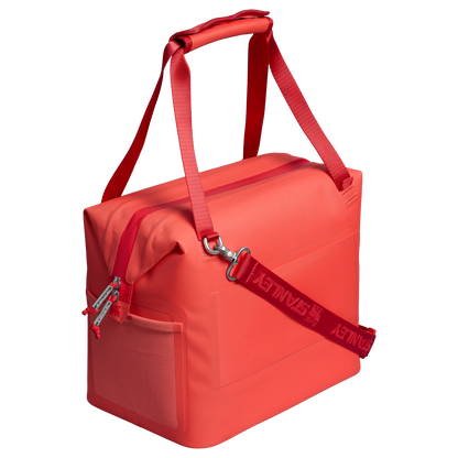 Stanley 12 Quart All Day Julienne Midi Soft Sided Cooler In Hot Coral Red