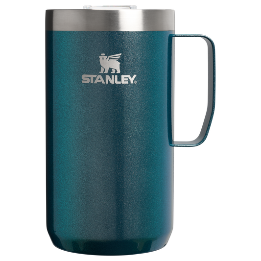 Stanley Everyday Camp Mug In Ponderosa Shimmer Blue