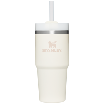 Stanley 14 OZ Quencher Tumbler With Straw in Cream