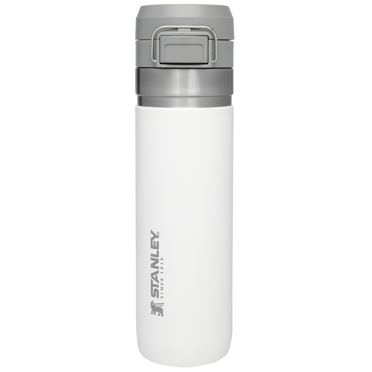 Stanley 24 OZ Quick Flip GO Water Bottle In White
