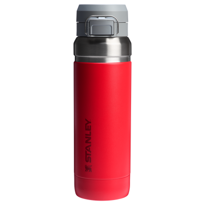 Stanley 24 OZ Quick Flip GO Water Bottle In Chili Red