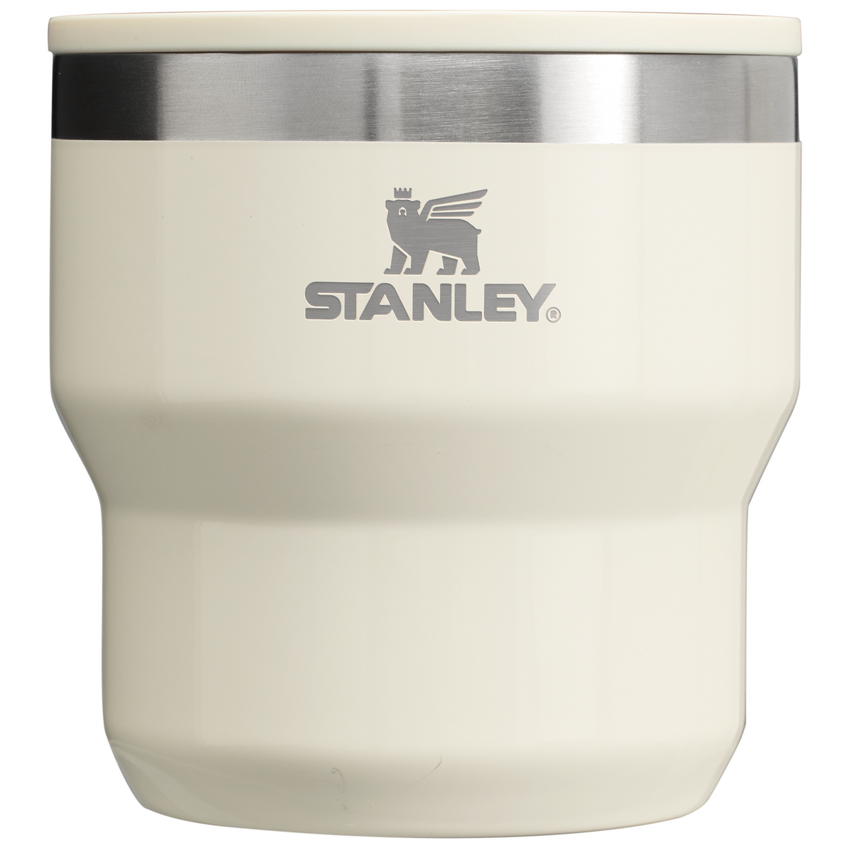 Stanley 10 OZ Stay Hot Stacking Camp Cup In Cream Gloss White
