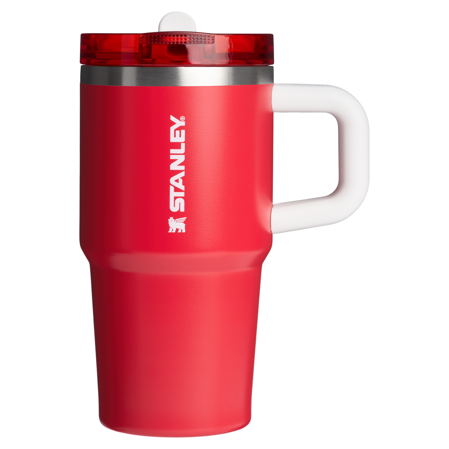 Stanley Arsenal Collab 20 OZ Quencher ProTour Stainless Steel Tumbler In Arsenal DNA Red With Flip Straw Lid & Handle
