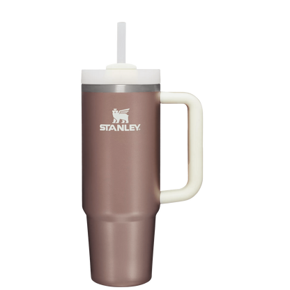 Stanley Quencher H2.0 Flowstate Tumbler 30 oz Cup In Rose Quartz Glow